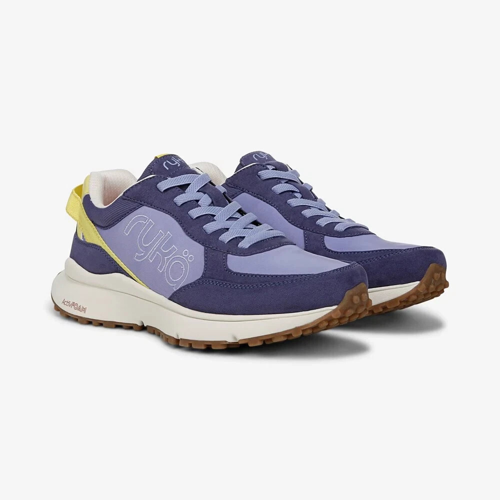 Ryka Jog On I9572M2403 Sneakers Women's US 7 Blue Casual Walking Shoes DWA2972